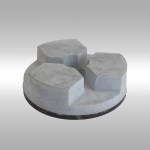 levigacoste in magnesite a raggio diametro 125/150 mm per marmoe granito tutte le grane disponibili