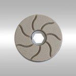 levigacoste resinoide diamantato diametro 125/150 mm per costa piana marmo, granito, quarzo e agglomerati tutte le grane disponibili